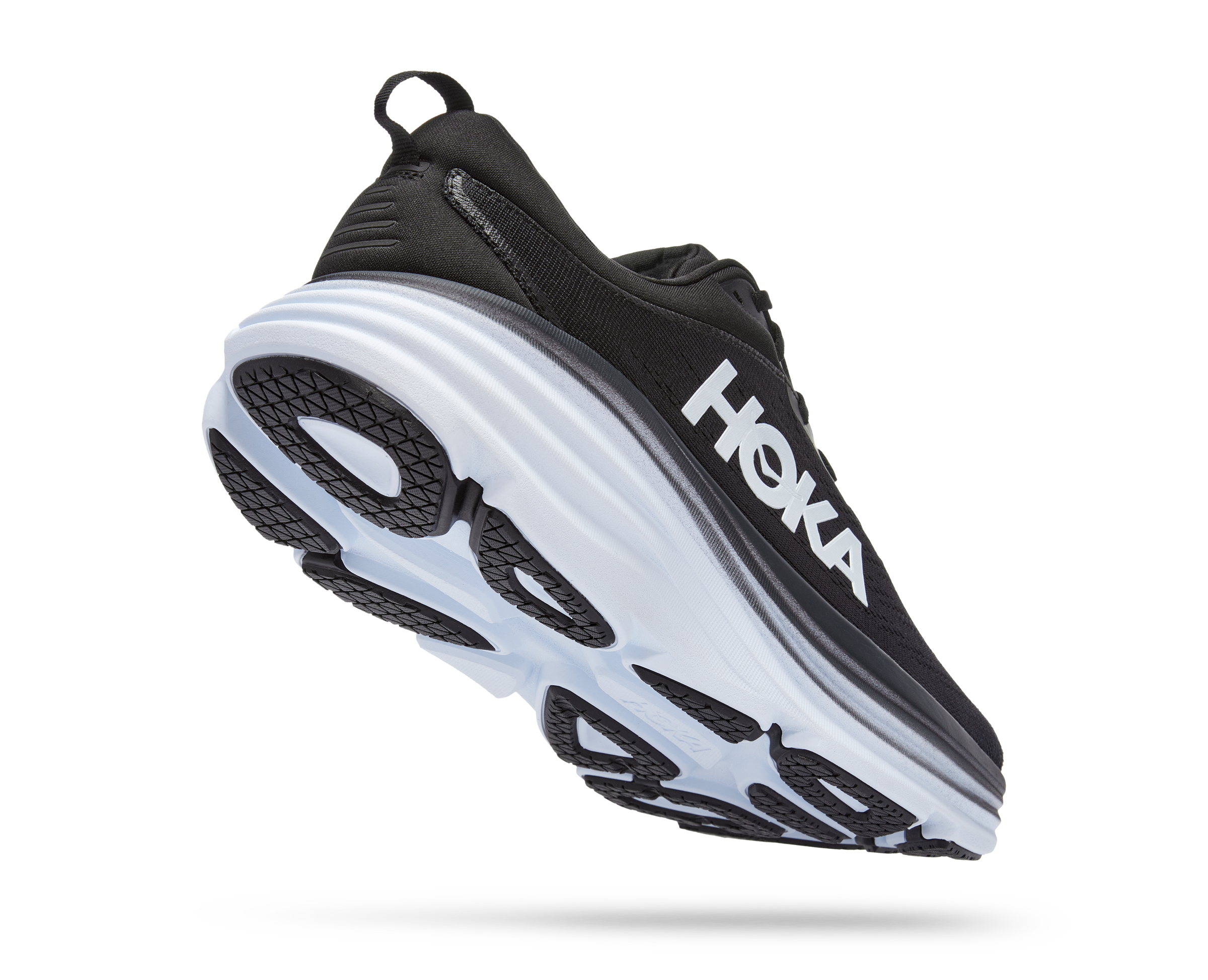 Hoka Men's Bondi 8 Black/White