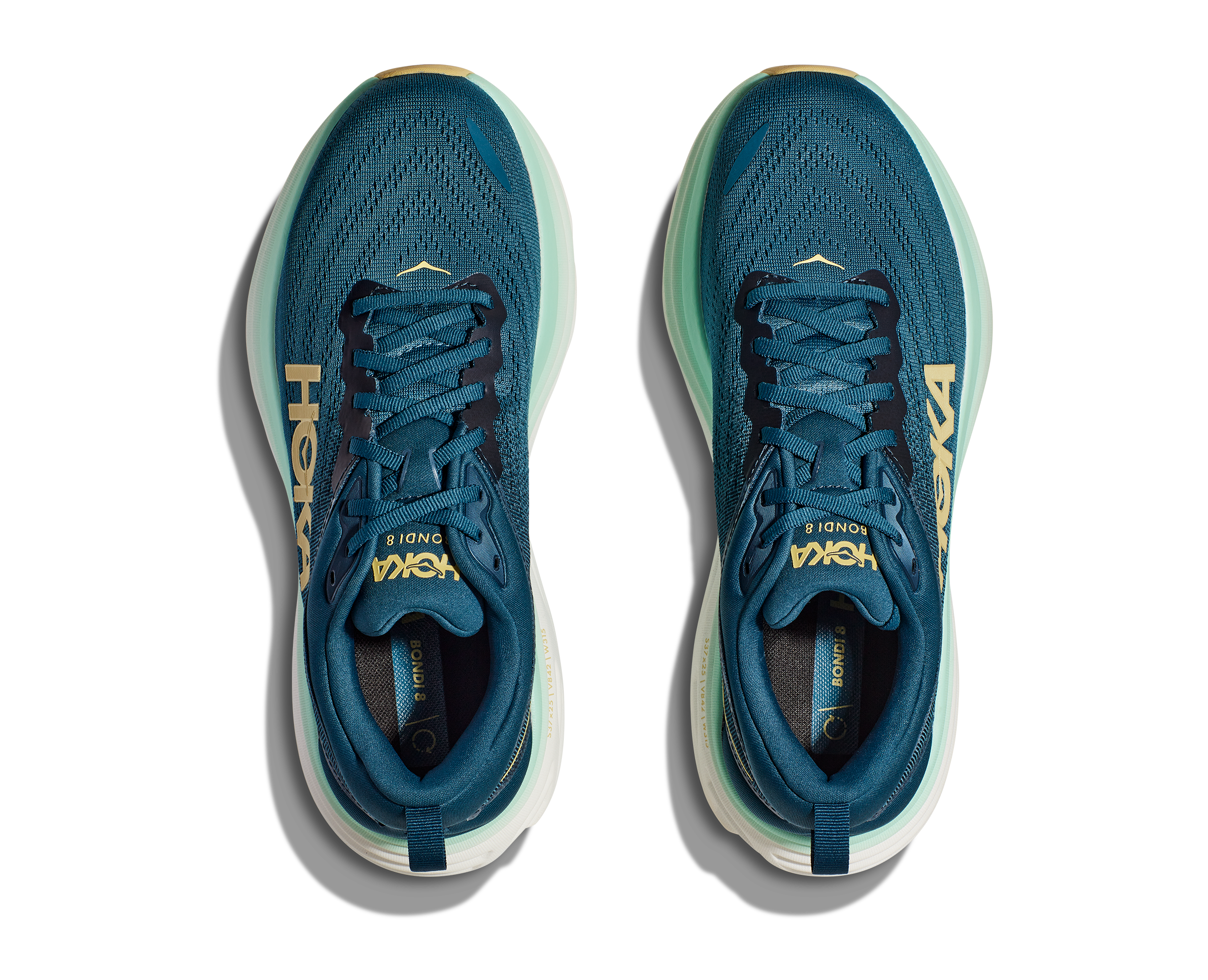 Hoka Men\'s Bondi 8 Midnight Ocean / Bluesteel Running Shoes Hoka Bondi 8 Midnight Ocean / Bluesteel - Jun 2023  main image 2