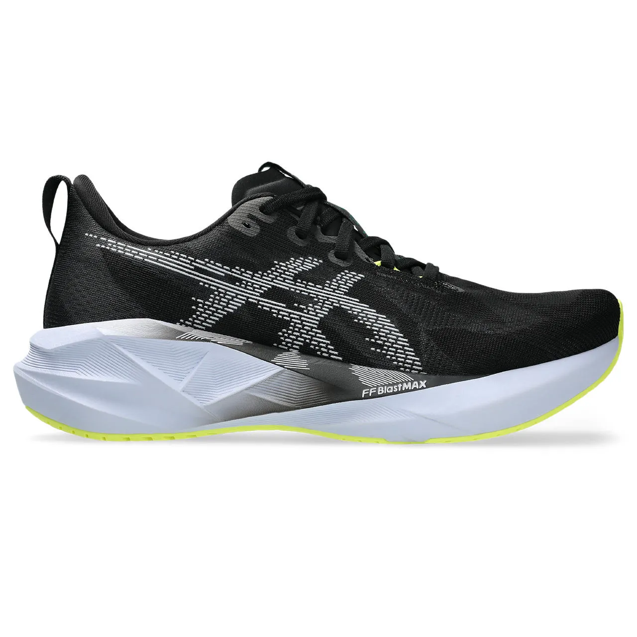 asicsのノバブラスト5 ASICS Men's Novablast 5 BLACK/BLUE FADE