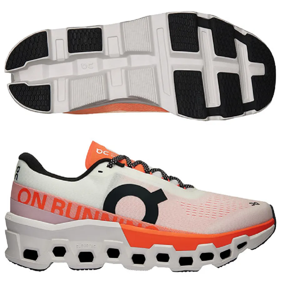 On Men's Cloudmonster 2 White | Flame