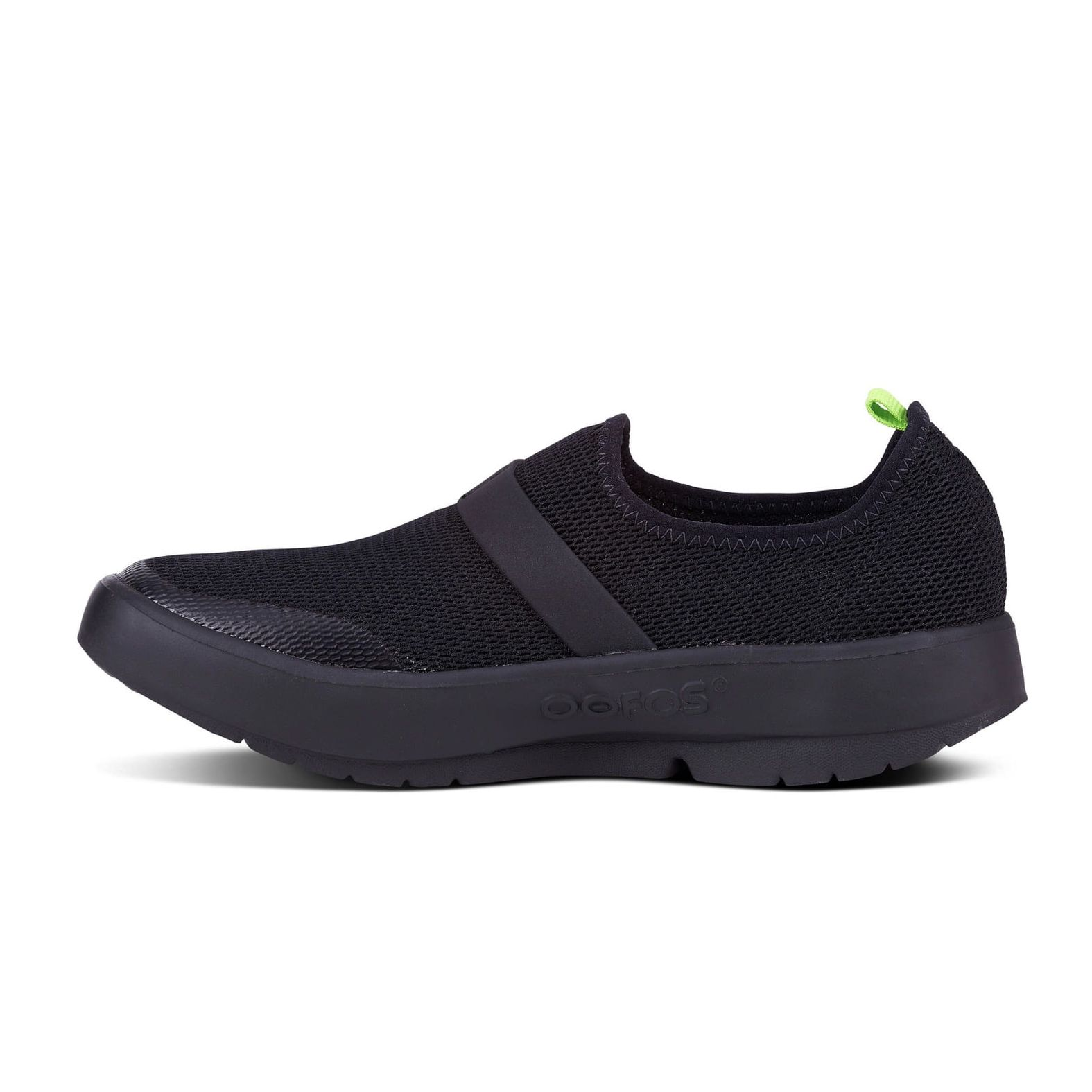 OOFOS W OOMG LOW MESH BLACK