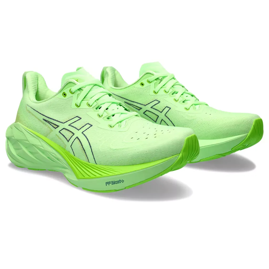 Asics Men's NOVABLAST 4 ILLUMINATE GREEN/LIME BURST
