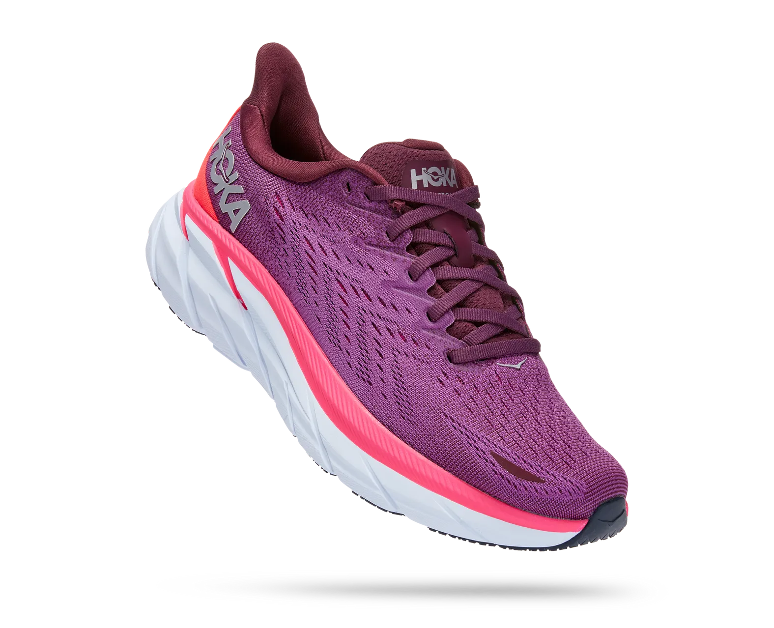 Size 9 - Women’s Hoka One Clifton 8 offers purple shoes